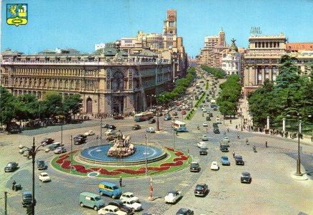 POSTAL PV00682: Plaza de Cibeles y calle Alcala, Madrid