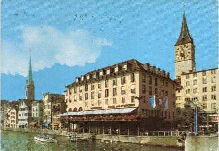 POSTAL PV00694: Hotel zum Storchen en Zurich