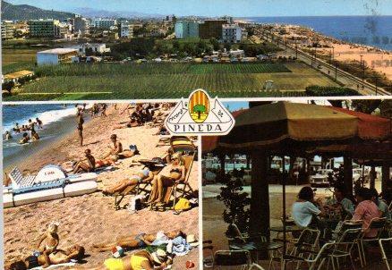 POSTAL PV00708: Vistas varias de Pineda de Mar