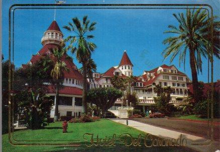 POSTAL PV00697: Hotel Del Coronado en California