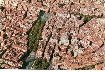 POSTAL PV00796: Vista aerea Paseo del Generalisimo en Mallorca