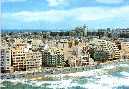POSTAL PV00778: Las Canteras vista aerea, Las Palmas