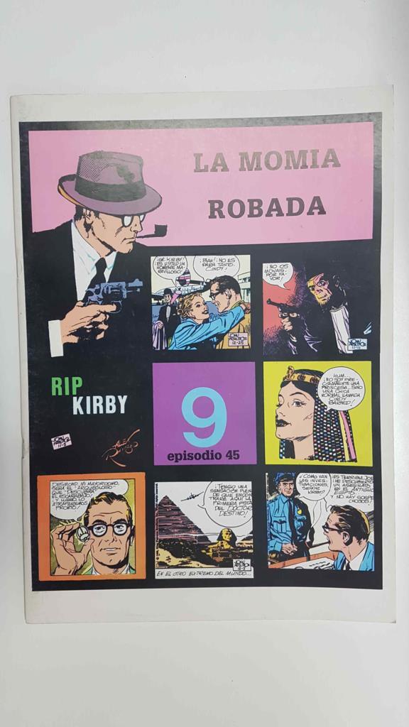 Rip Kirby 9/episodio 045 - La momia robada. Tiras diarias del 3/11/1958 al 28/2/1959