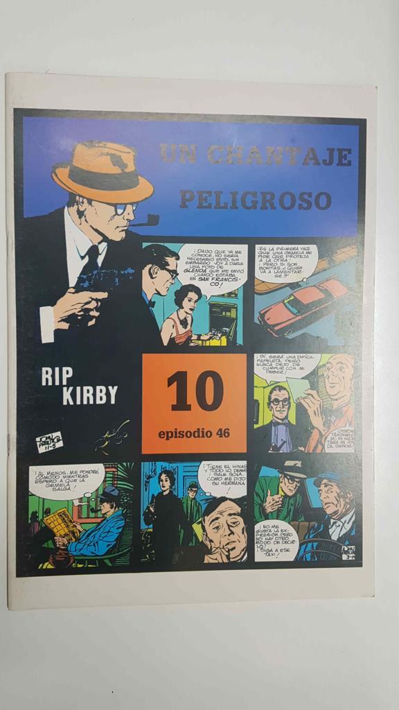 Rip Kirby 10/episodio 046 - Un chantaje peligroso. Tiras diarias del 2/3/59 al 6/6/59