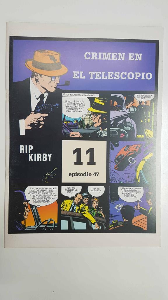 Rip Kirby 11/episodio 047 - Crimen en el telescopio. Tiras diarias del 8/6/59 al 3/10/59