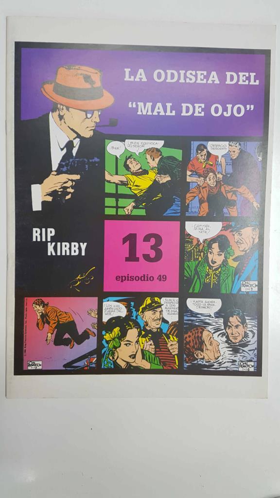 Rip Kirby 13/episodio 049 - La odisea del "Mal de ojo". Tiras diarias del 7/12/59 al 9/4/60