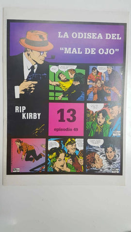 Rip Kirby 13/episodio 049 - La odisea del "Mal de ojo". Tiras diarias del 7/12/59 al 9/4/60