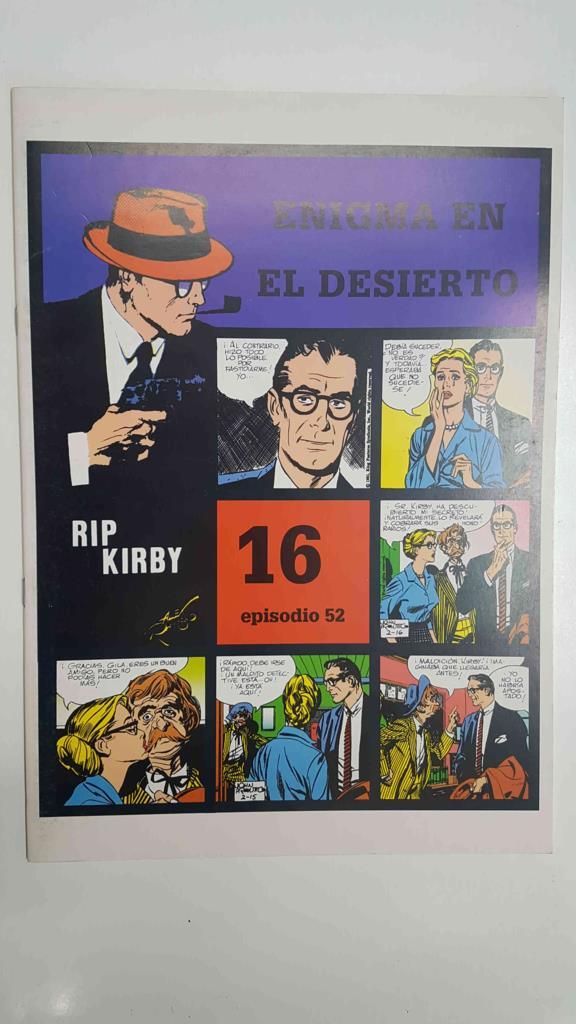 Rip Kirby 16/episodio 052 - Enigma en el desierto.Tiras diarias del 21/11/60 al 8/4/61
