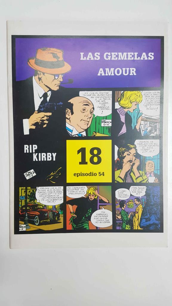 Rip Kirby 18/episodio 054 - Las gemelas amour. Tiras diarias del 18/9/61 al 10/2/62