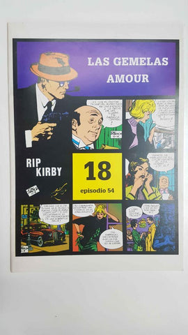 Rip Kirby 18/episodio 054 - Las gemelas amour. Tiras diarias del 18/9/61 al 10/2/62