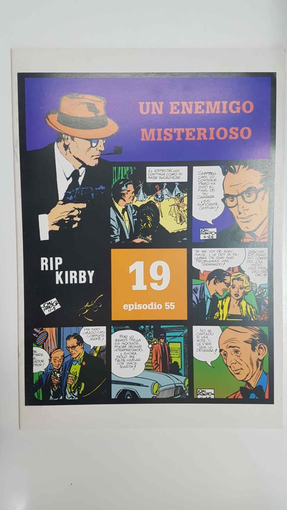 Rip Kirby 19/episodio 055 - un enemigo misterioso. Tiras diarias del 12/2/62 al 28/4/62