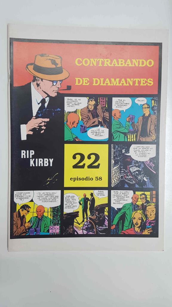 Rip Kirby 22/episodio 058 - Contrabando de diamantes. Tiras diarias del 12/11/62 al 9/3/62