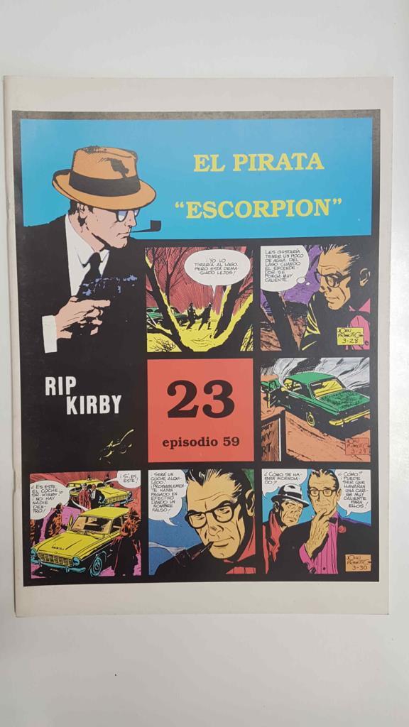 Rip Kirby 23/episodio 059 - El pirata "Escorpion". Tiras diarias del 11/3/63 al 3/8/63