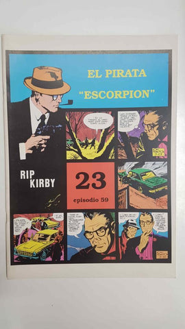 Rip Kirby 23/episodio 059 - El pirata "Escorpion". Tiras diarias del 11/3/63 al 3/8/63