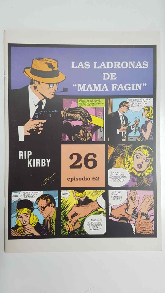 Rip Kirby 26/episodio 062 - Las ladronas de "Mama Fagin". Tiras diarias del 16/3/64 al 11/7/64