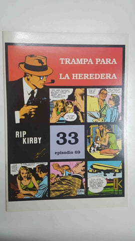 Rip Kirby 33/episodio 069 - Trampa para la heredera. Tiras diarias del 6/12/65 al 19/3/66