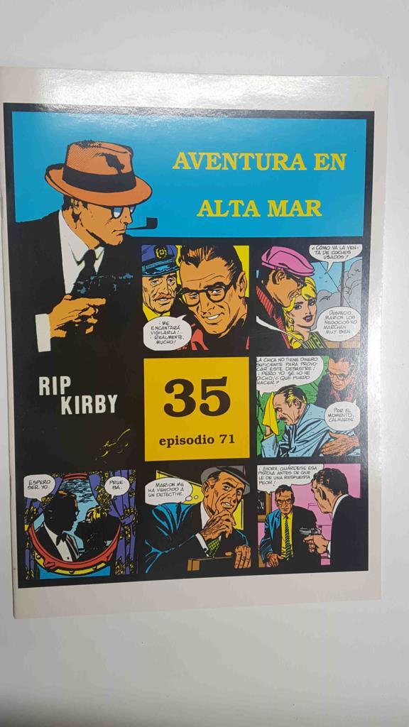 Rip Kirby 35/episodio 071 - Aventura en alta mar. Tiras diarias del 1/8/66 al 22/10/66