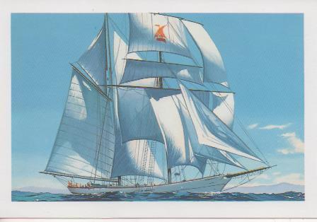 Postal E07355:  Las Mas Bellas Tarjetas Postales Siglo XIX y XX. Grandes Veleros (23)