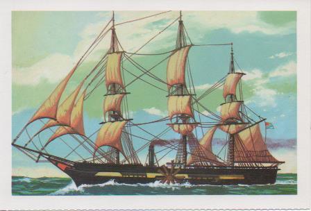 Postal E07352:  Las Mas Bellas Tarjetas Postales Siglo XIX y XX. Grandes Veleros (20)