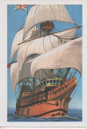 Postal E07342:  Las Mas Bellas Tarjetas Postales Siglo XIX y XX. Grandes Veleros (10) 