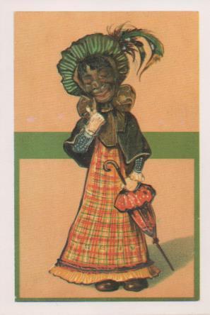 Postal E07284:  Las Mas Bellas Tarjetas Postales SigloXIX y XX. Caricatura Mujer (3)