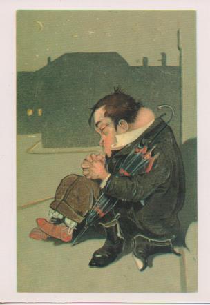 Postal E07280:  Las Mas Bellas Tarjetas Postales Siglo XIX y XX. Caricatura Hombre (2)
