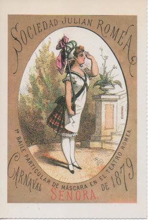 Postal E07320:  Las Mas Bellas Tarjetas Postales Siglo XIX y XX. Sociedad Julián Romea(12)