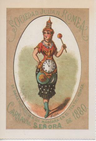 Postal E07310:  Las Mas Bellas Tarjetas Postales Siglo XIX y XX. Sociedad Julián Romea (2)