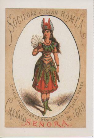 Postal E07309:  Las Mas Bellas Tarjetas Postales Siglo XIX y XX. Sociedad Julián Romea (1)