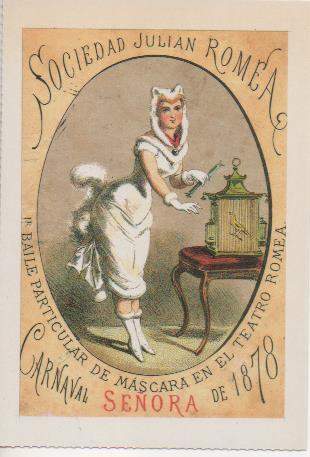 Postal E07319:  Las Mas Bellas Tarjetas Postales Siglo XIX y XX. Sociedad Julián Romea (11) 