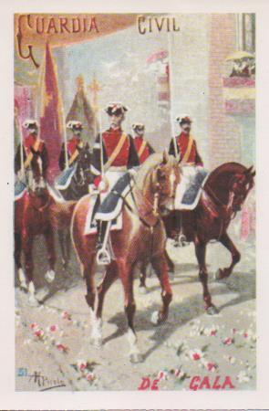 Postal E07509:  Las Mas Bellas Tarjetas Postales Siglo XIX y XX. Uniformes Militares, Guardia Civil de Gala