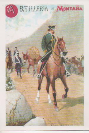 Postal E07501:  Las Mas Bellas Tarjetas Postales Siglo XIX y XX. Uniformes Militares, Artilleria de Montaña