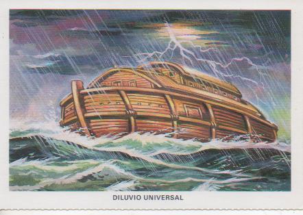 Postal E07420:  Las Mas Bellas Tarjetas Postales Siglo XIX y XX. La Sagrada Biblia. Diluvio Universal 