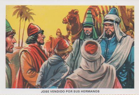 Postal E07413:  Las Mas Bellas Tarjetas Postales Siglo XIXI y XX. La Sagrada Biblia. José vendido por sus hermanos
