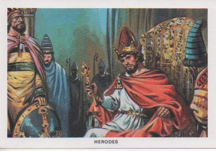 Postal E07409:  Las Mas Bellas Tarjetas Postales Siglo XIX y XX. La Sagrada Biblia. Herodes
