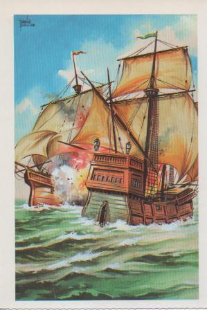 Postal E07404:  Las Mas Bellas Tarjetas PostalesSiglo XIXI y XX. Cristóbal Colón (24)