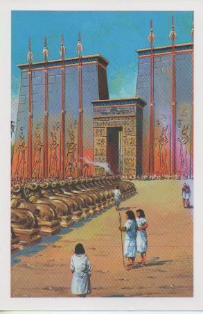 Postal E07450:  Las Mas Bellas Tarjetas Postales Siglo XIX y XX. Egipto Tierra de Faraones (22)