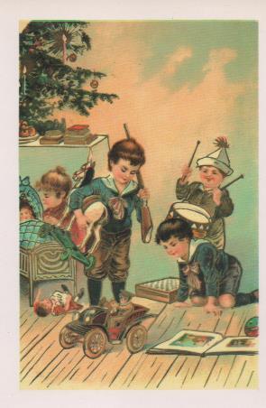 Postal E07271:  Las Mas Bellas Tarjetas Postales Siglo XIX y XX. Niños Jugando (10)