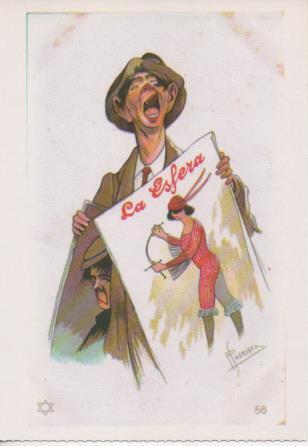 Postal E07110:  Las Mas Bellas Tarjetas Postales Siglo XIX y XX. Personajes Cómicos (18)