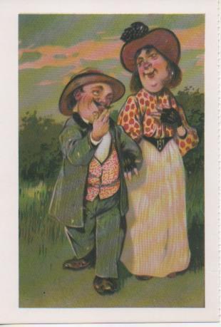 Postal E07108:  Las Mas Bellas Tarjetas Postales Siglo XIX y XX. Personajes Cómicos (16)