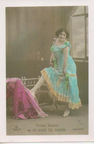 Postal E07088:  Las Mas Bellas Tarjetas Postales Siglo XIX y XX. Trinidad Rosales en La Diosa del Placer (4)