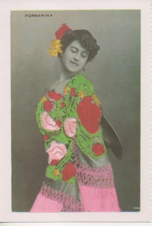 Postal E07043:  Las Mas Bellas Tarjetas Postales Siglo XIX y XX. Artistas. Fornarina (3)