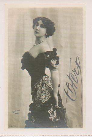Postal E07039:  Las Mas Bellas Tarjetas Postales Siglo XIX y XX. Artistas. Bella Otero (3)