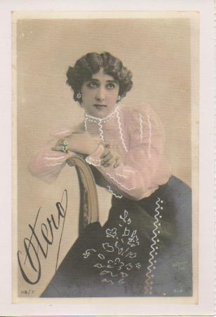 Postal E07038:  Las Mas Bellas Tarjetas Postales Siglo XIX y XX. Artistas. Bella Otero (2)