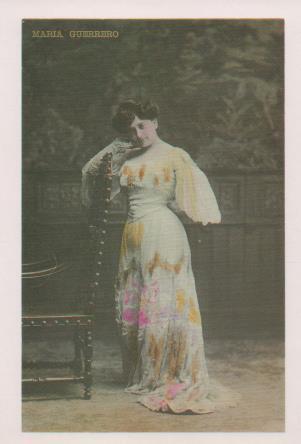 Postal E07030:  Las Mas Bellas Tarjetas Postales Siglo XIX y XX. Artistas. Maria Guerrero (2)