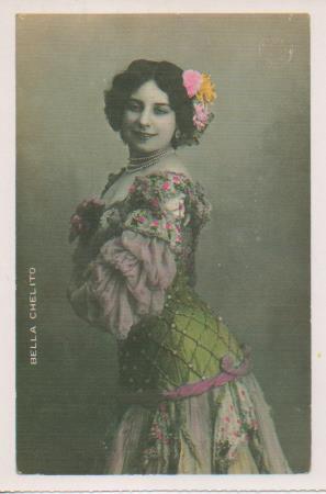 Postal E07028:  Las Mas Bellas Tarjetas Postales Siglo XIX y XX. Artistas. Bella Chelito (3)