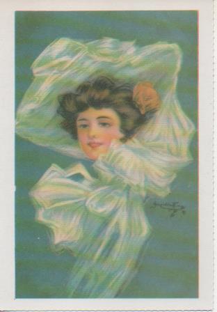 Postal E07049:  Las Mas Bellas Tarjetas Postales Siglo XIX y XX. Moda (5)