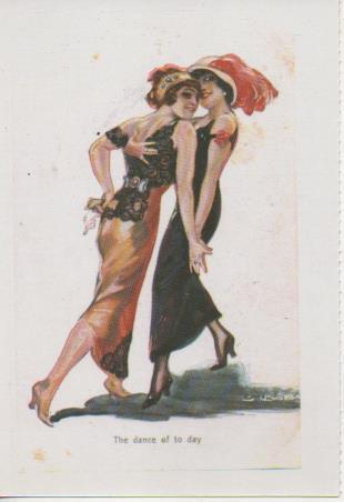 Postal E07058:  Las Mas Bellas Tarjetas Postales Siglo XIX y XX. Parejas de Baile (2)