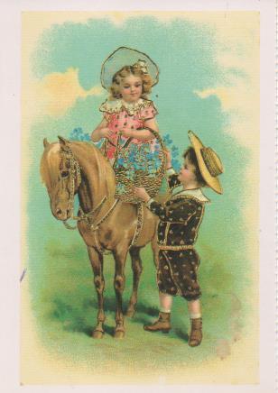 Postal E07269:  Las Mas Bellas Tarjetas Postales Siglo XIX y XX. Niños Jugando (8)