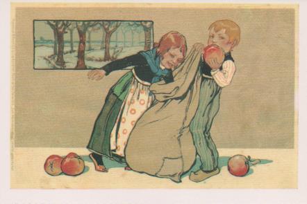 Postal E07266:  Las Mas Bellas Tarjetas Postales Siglo XIX y XX. Niños Jugando (5)